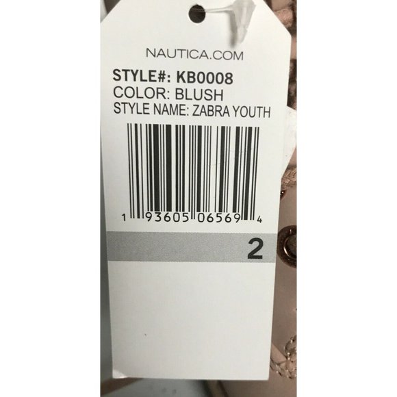 Girl’s Ankle Boots Nautica Zabra Little Girl Boots Lace Up Blush Size 2 #KB0008 - Picture 11 of 11